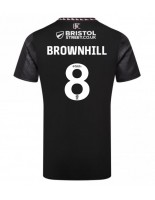 Moške Nogometnih dresov Burnley Josh Brownhill #8 Gostujoči 2024-25 Kratki rokavi